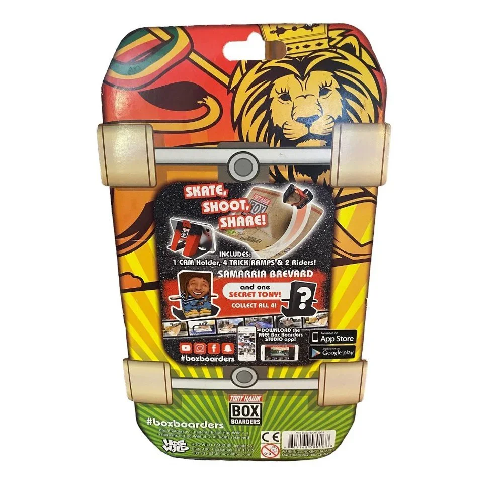 NEW Tony Hawk Skate Skateboard‎ Trick Ramp Rider Samarria Brevard Box Boarders